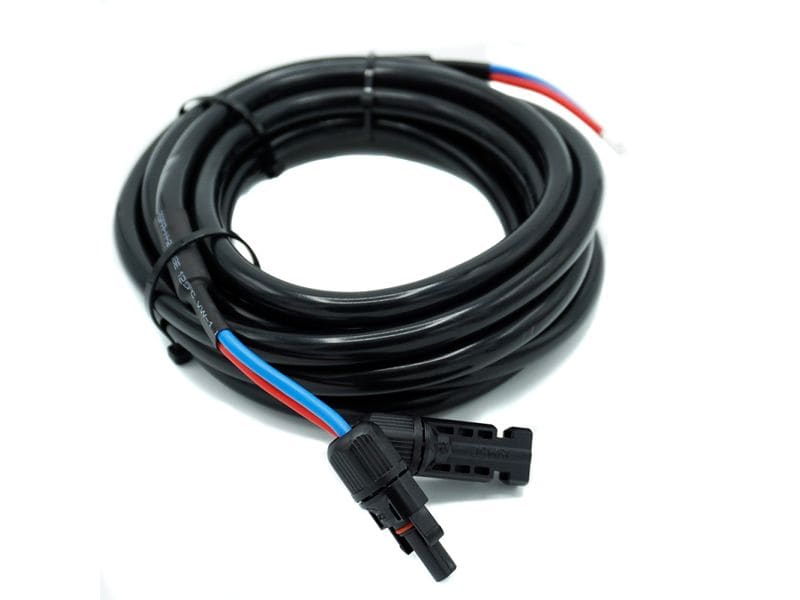 WATTSTUNDE Anschlusskabel DAC 4.10, 2 x 4 mm², 10 m Solarkabel – Modul zu Laderegler mit MC4 Steckern