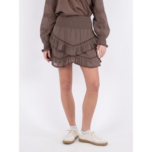 Neo Noir Ricki S Voile Nederdel, Light Brown, 42