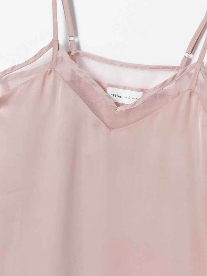 Camisola de cetim - Rosa