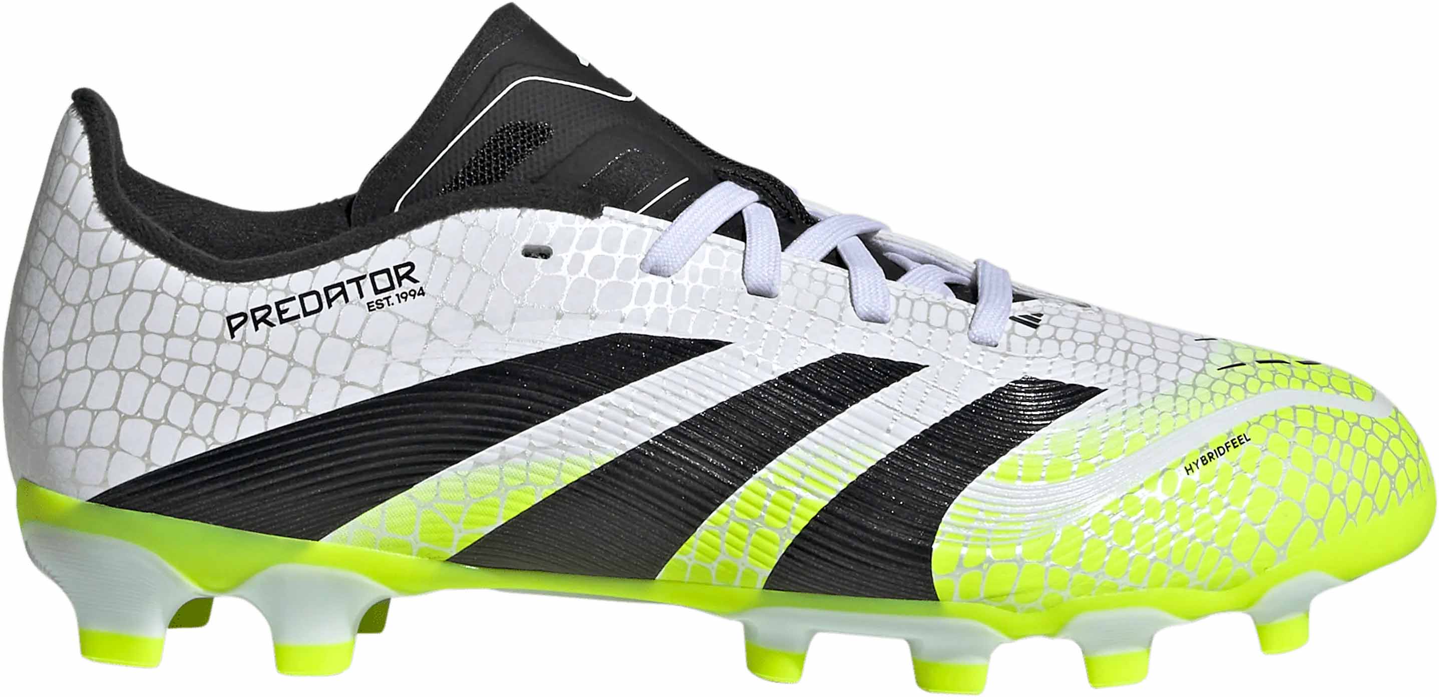 Predator League MG Junior Cloud White/Core Black/Lucid Lemon