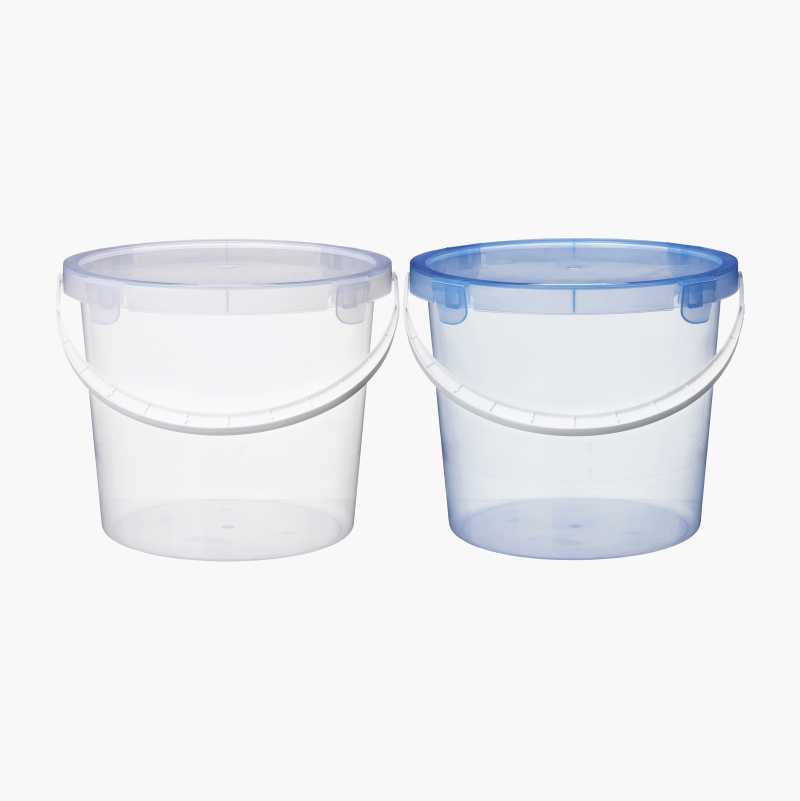Plastbøtte med lokk, 10 liter
