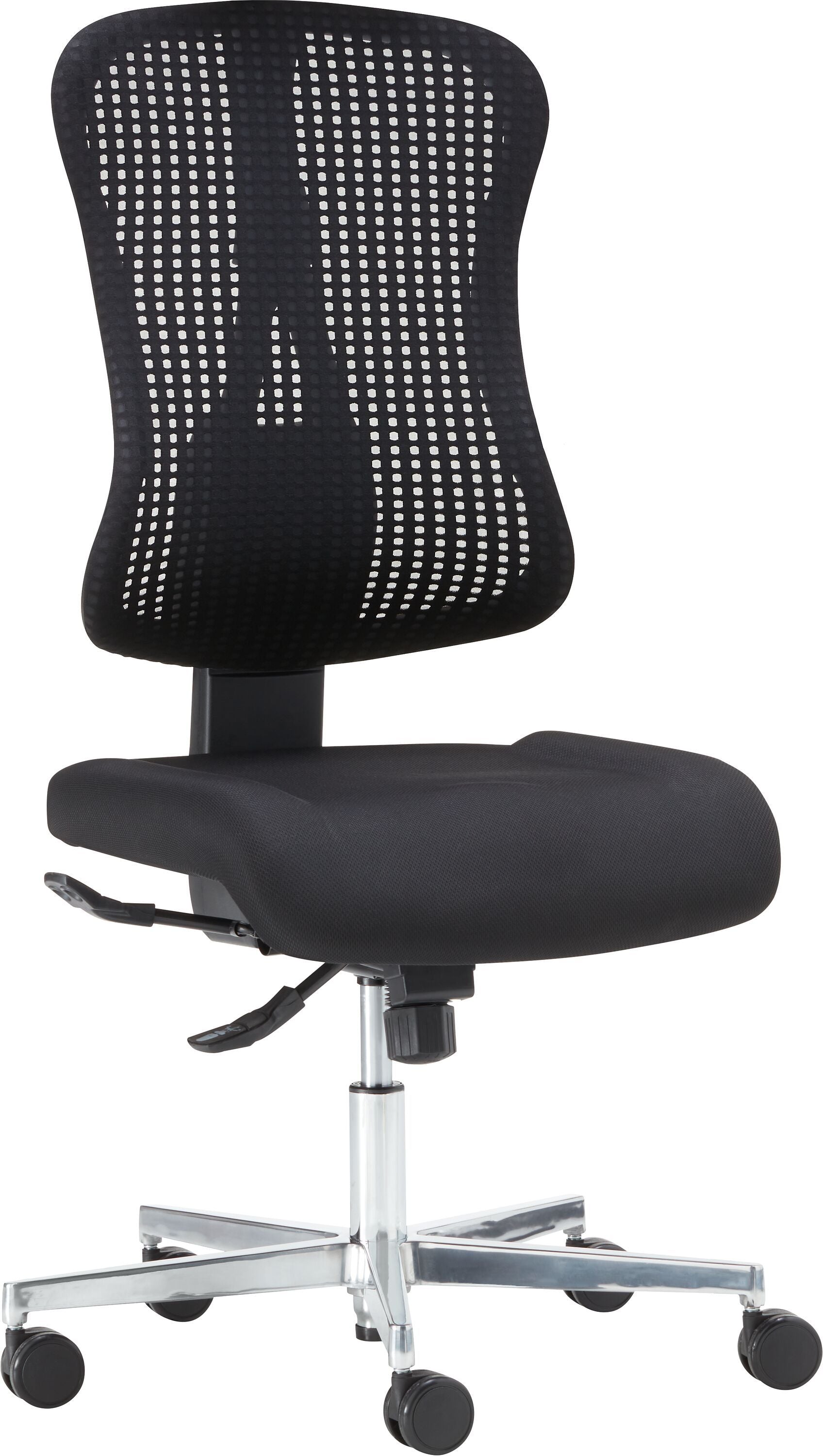 CLEVER Bürostuhl - Schwarz / B: 68.0 cm x T: 68.0 cm x H: 98.0 cm