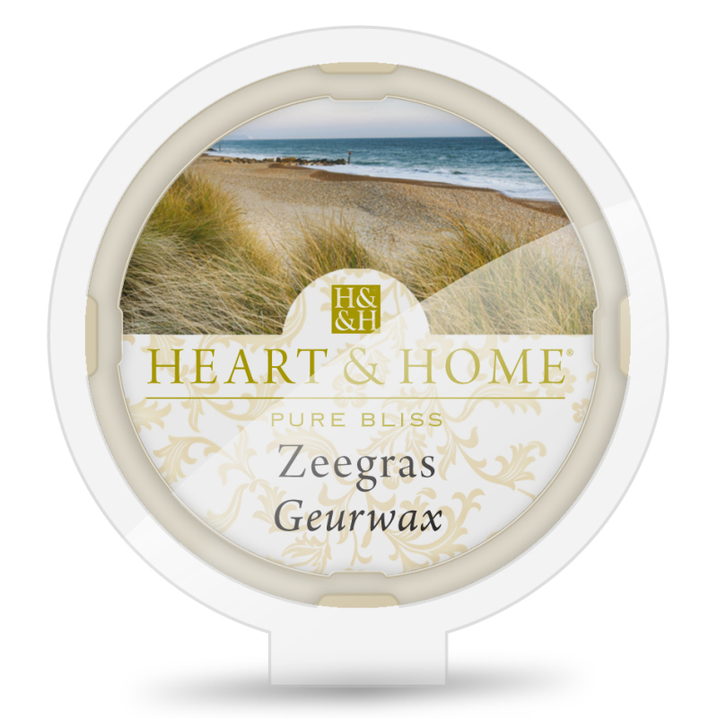 Heart & Home Geurwax- Zeegras 1st