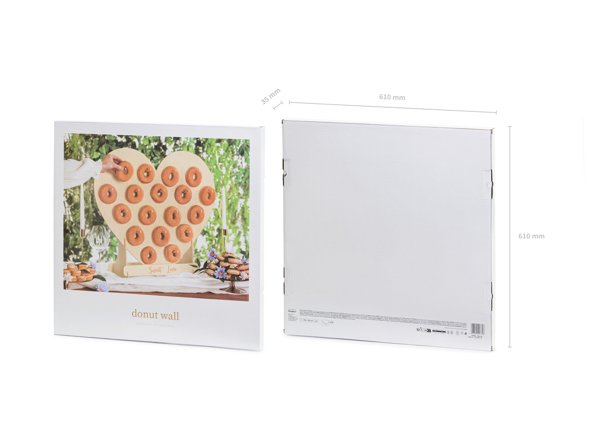 Donut Wall Hout 65x59cm