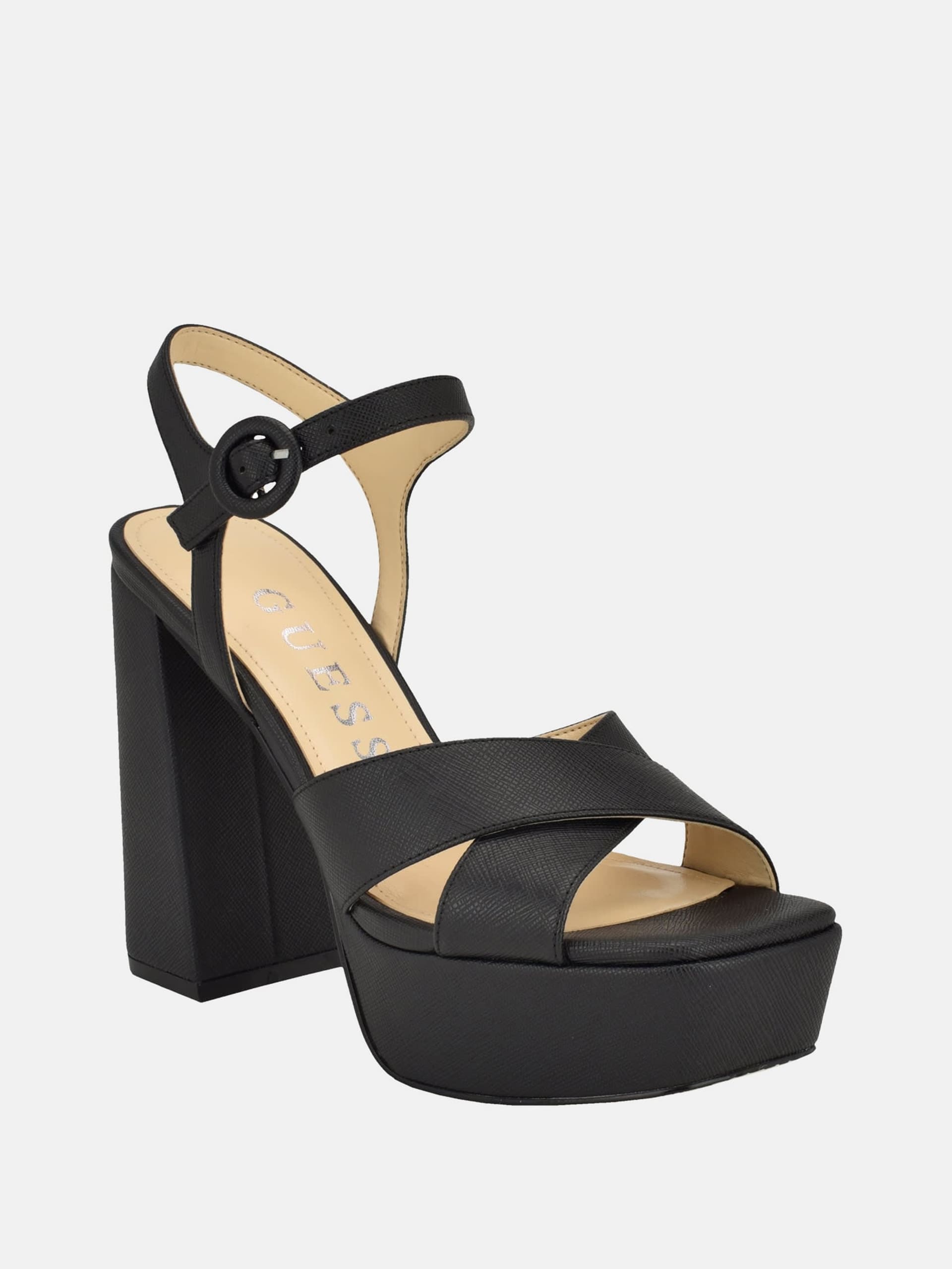 Sapatos de plataforma Vallenn com salto bloco