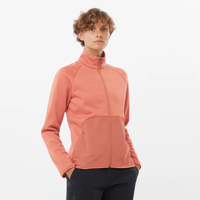 ESSENTIAL WARM  Midlayer-Jacke mit durchgehendem Reißverschluss Damen