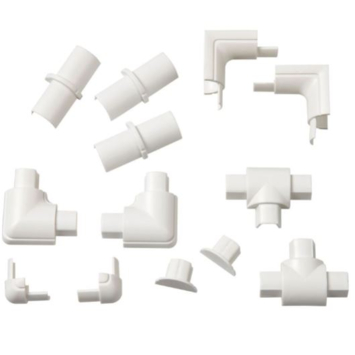 D-line Accessoireskit  t.b.v. 16/ 8mm D-line Goot Wit