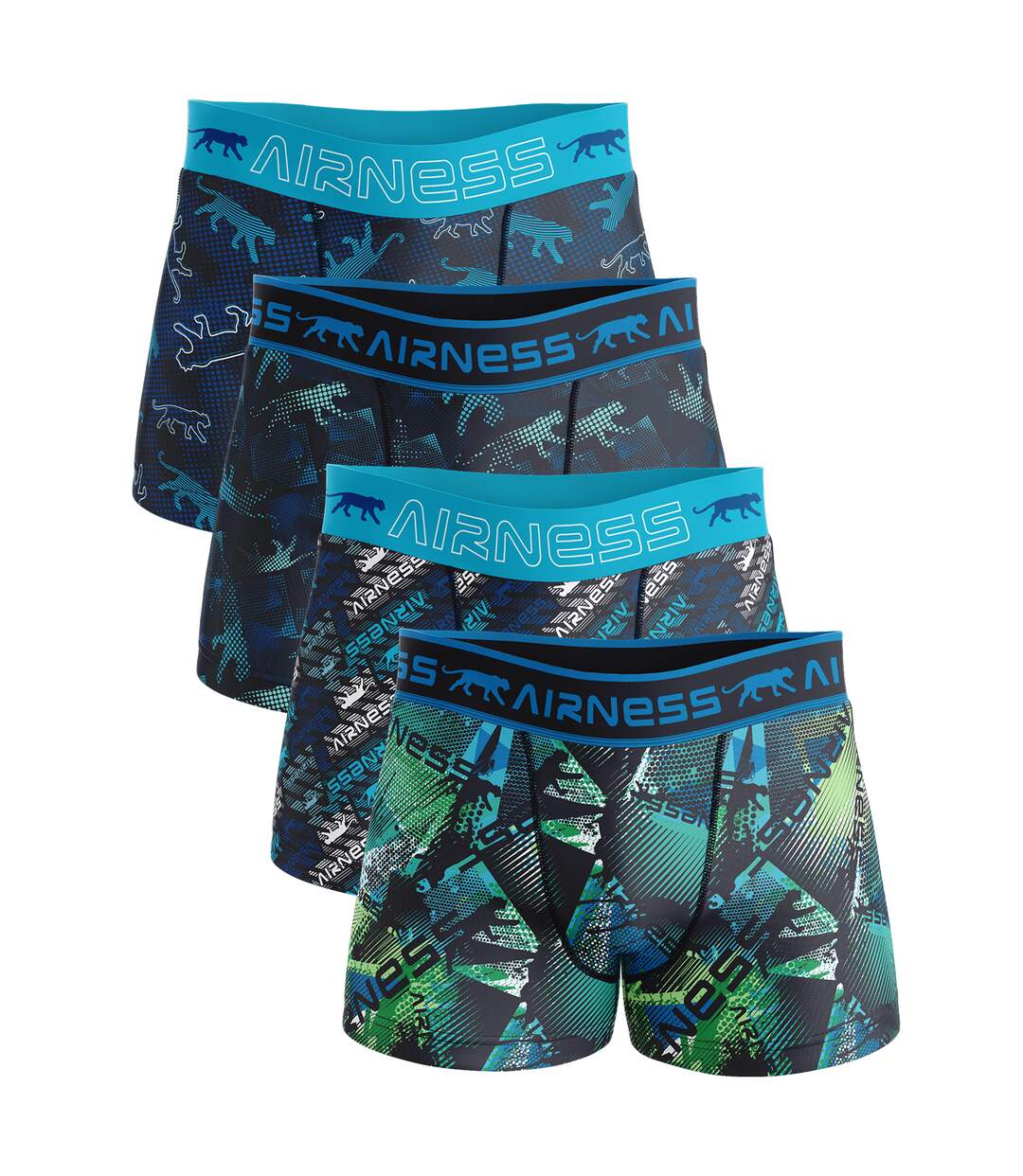 Boxers WINDWARD PANTHER (lot de 4)
