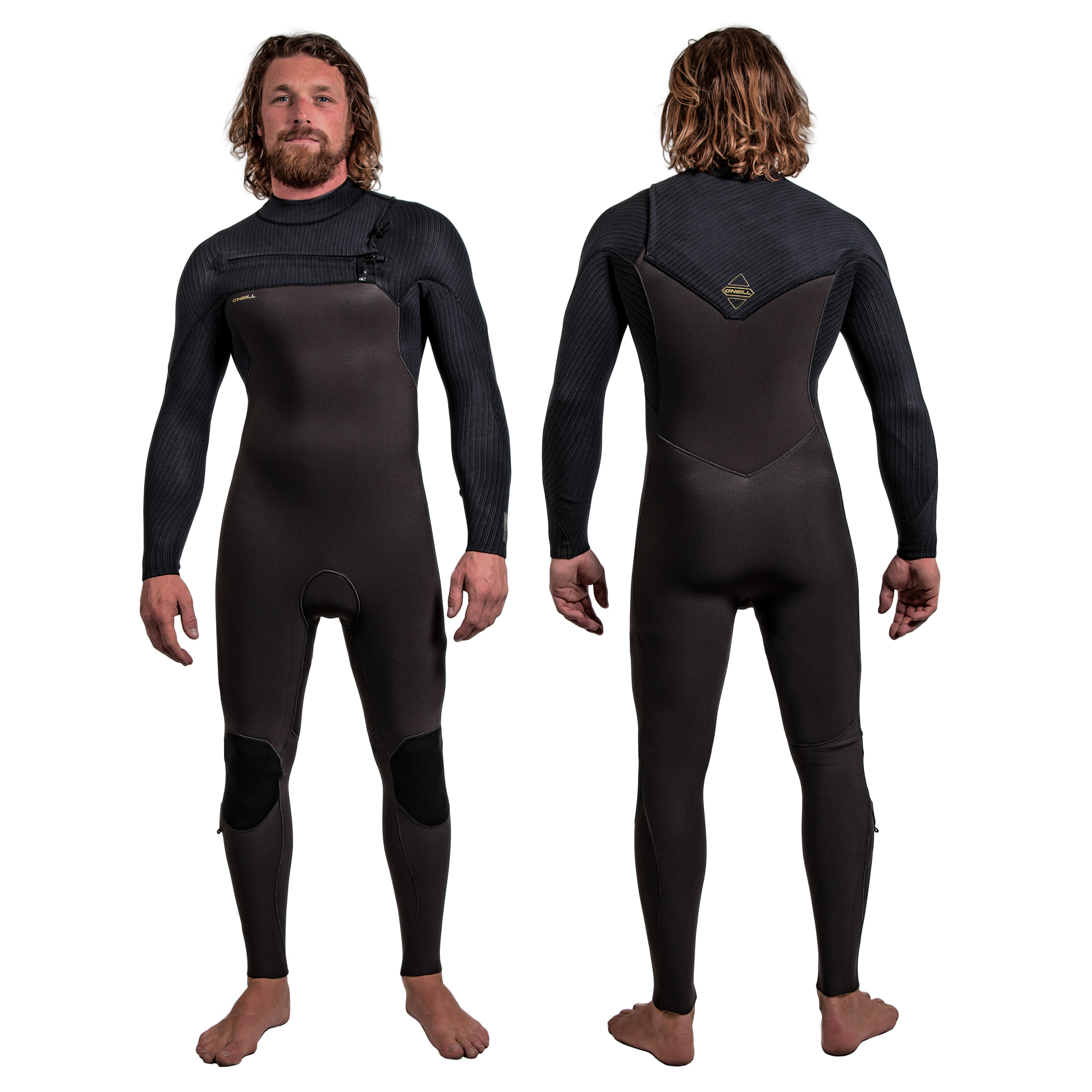 O'Neill Men Hyperfreak 4/3  FZ Black