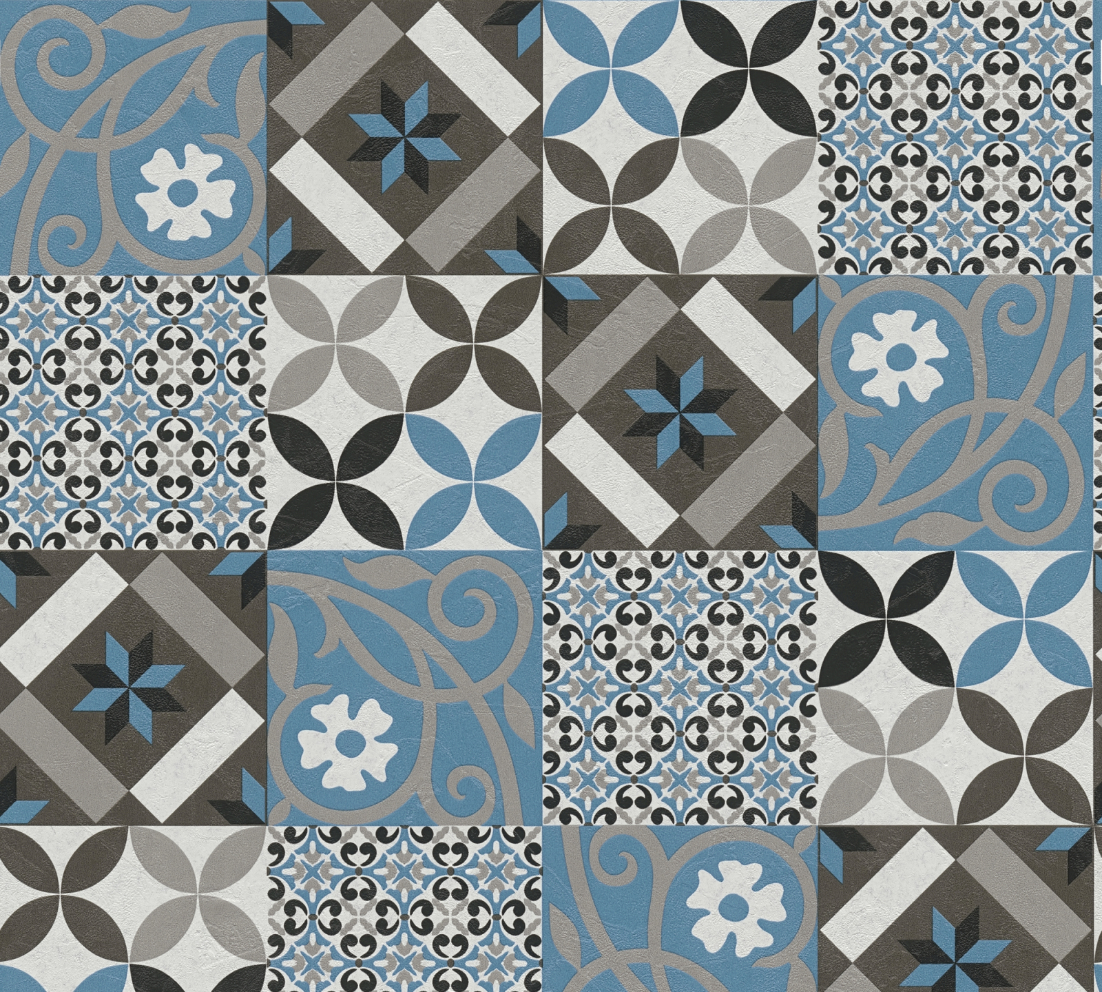 Vliestapete NEW LIFE - schwarz-blau - 10 Meter