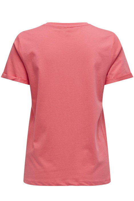 Only roze dames t-shirt
