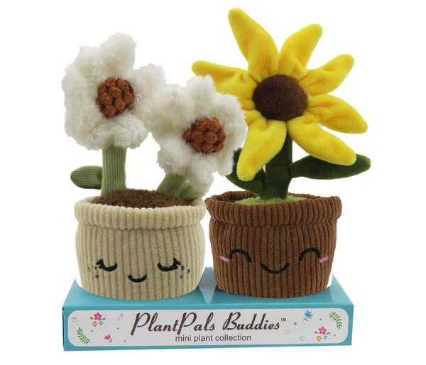 Linzy Toys Plüschpflanzen-Set Margerite,