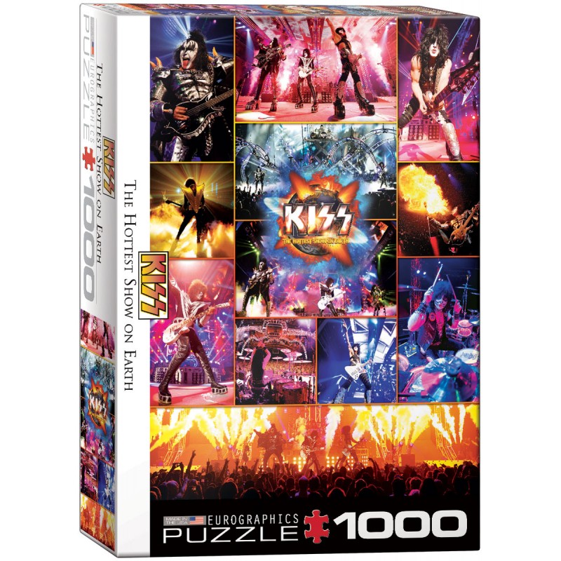 Puzzle 1000 pièces - KISS The Hottest Show on Earth