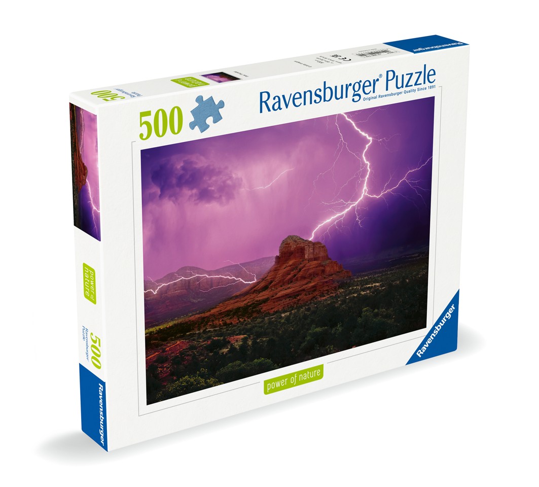 Ravensburger - Puslespil Pink Thunder 500 brikker
