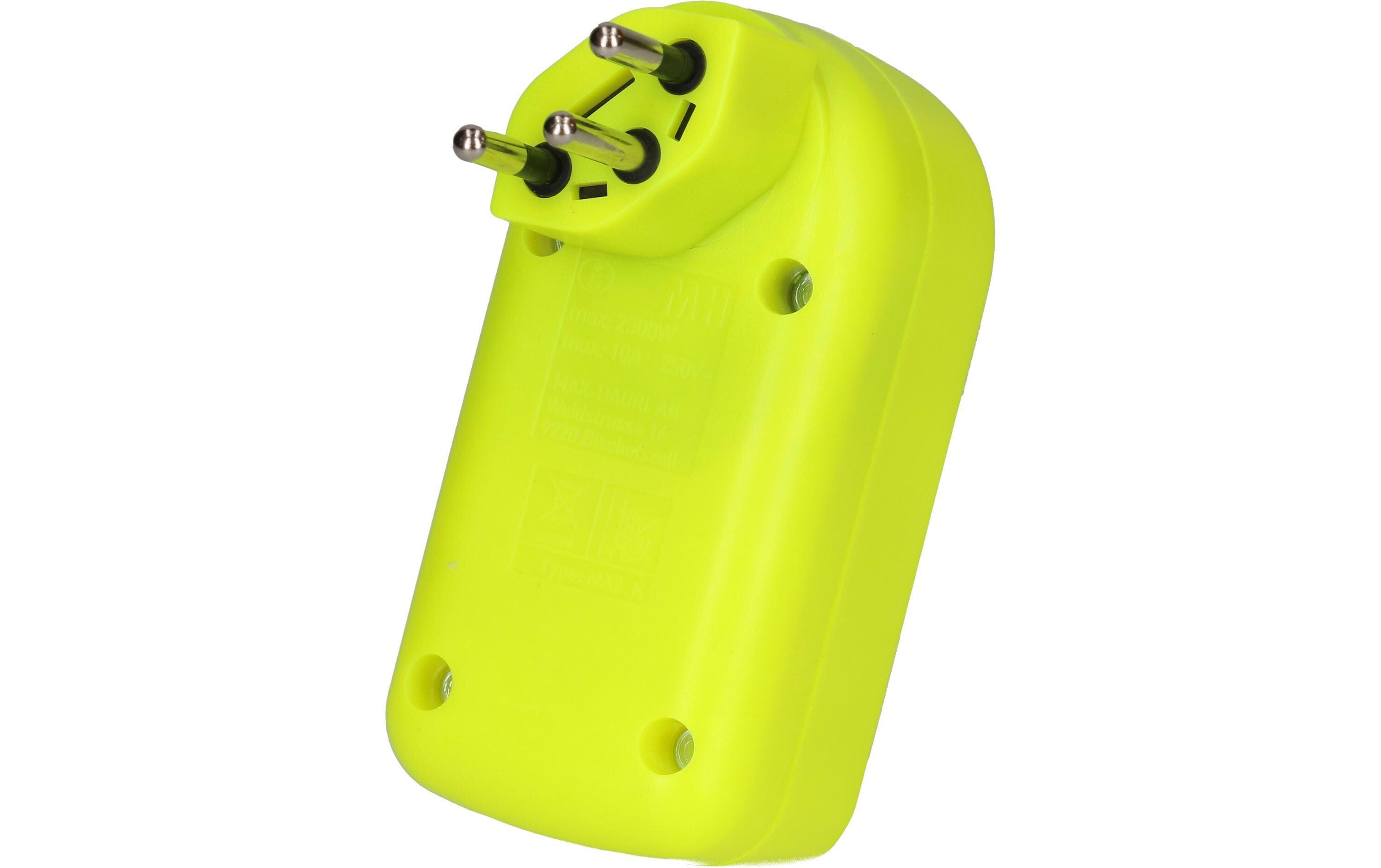 Abzweigstecker maxADAPTturn, 2 x Typ 13, Drehbar 320°Abzweigstecker 250 V für bis zu 2 Geräte