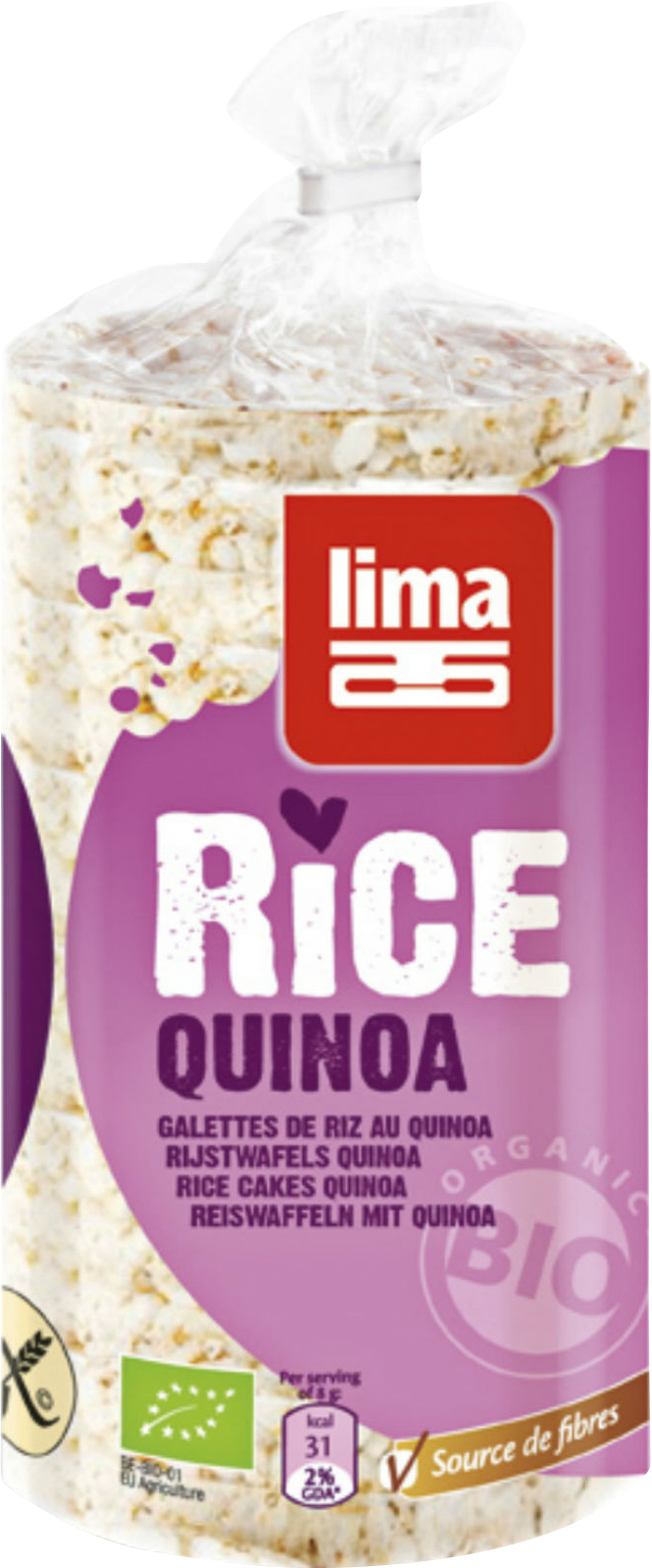 LIMA Reiswaffeln Quinoa Btl 100 g