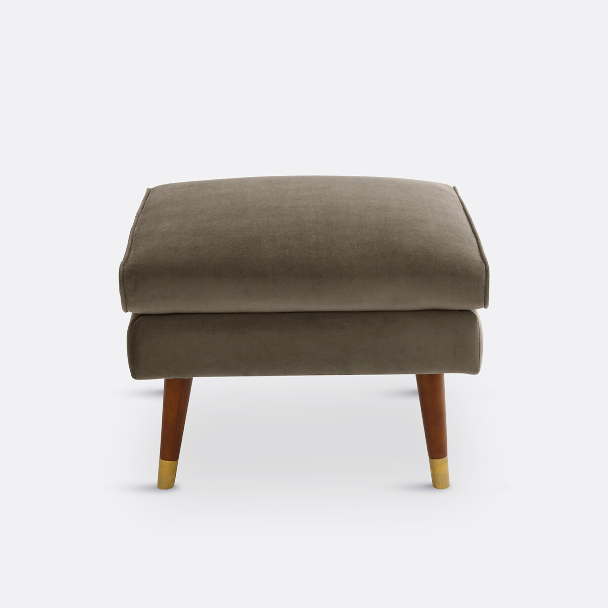 LA REDOUTE INTERIEURS<br>Puff de veludo (Y)