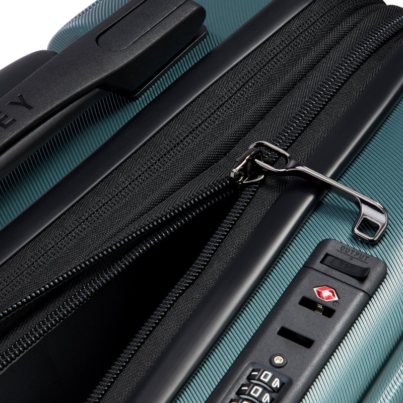 Shadow 5.0 valise cbaine slim extensible 4 doubles roues 55 cm vert