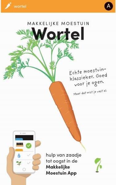 Makkelijke Moestuin groentezaad wortel (Daucus carota 'Nantes 2')