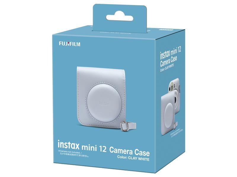 Fujifilm Kameratasche Instax Mini 12 Weiss Kompakte Tasche für Instax Mini 12