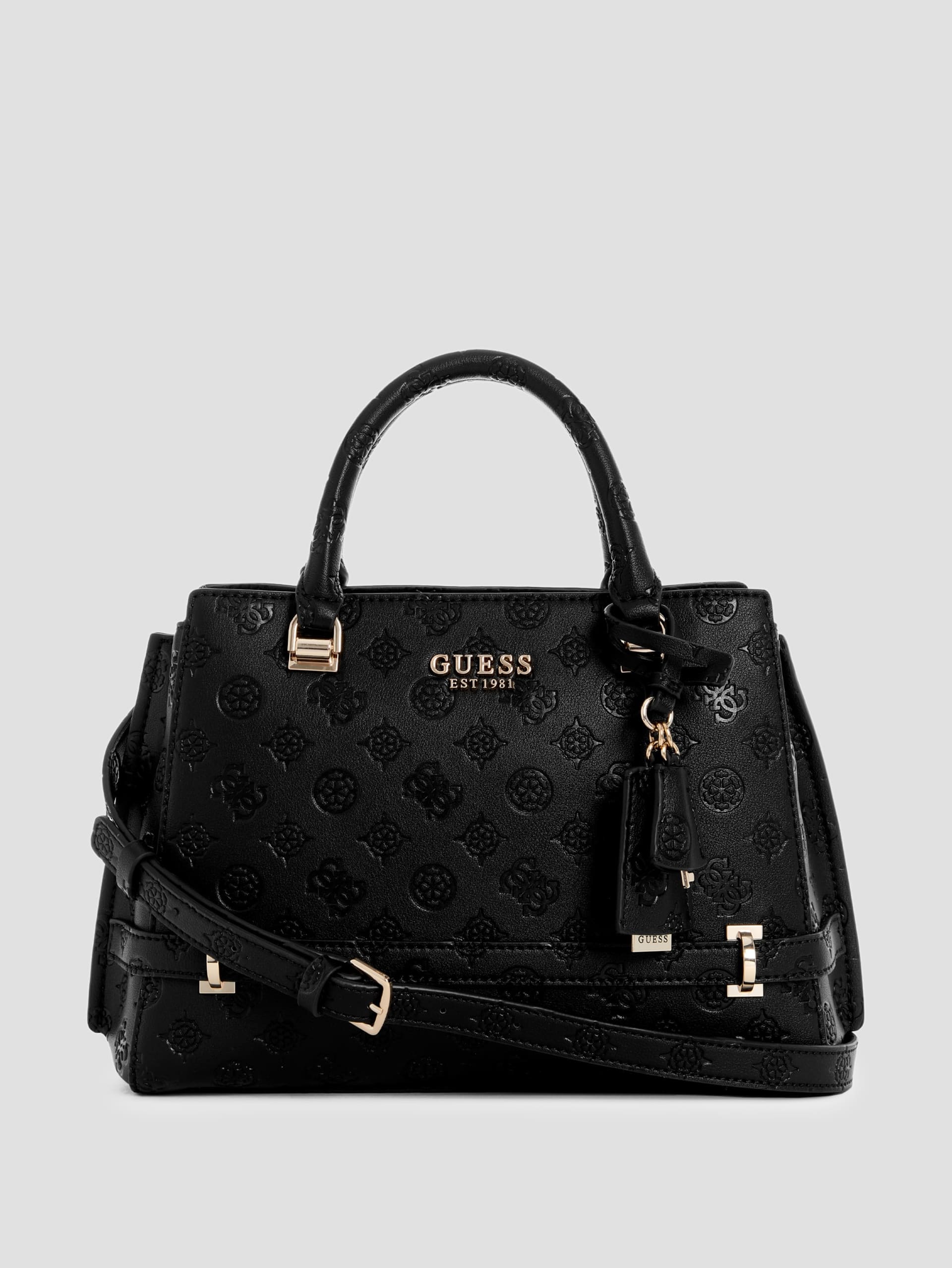 Bolsa de luxo Zarela com detalhes em relevo