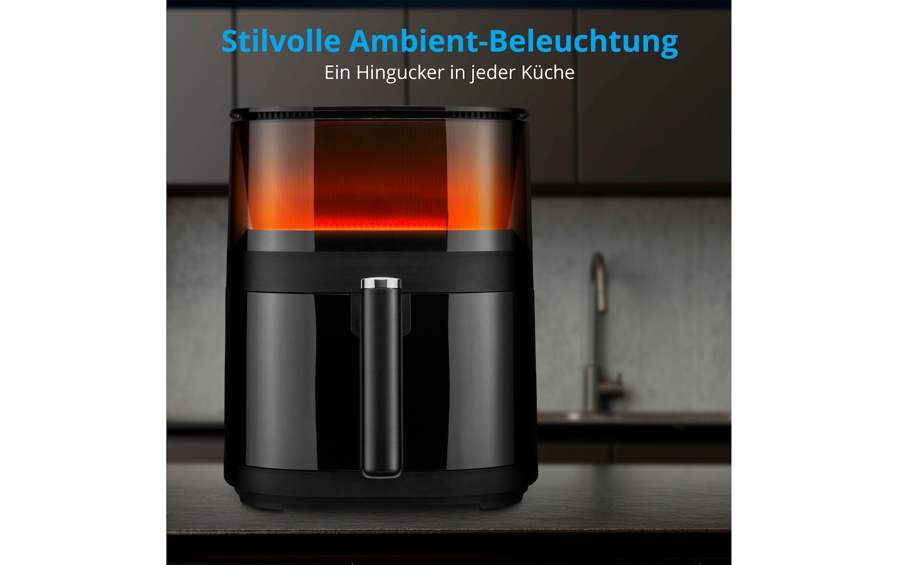 Medion® Heissluftfritteuse »MD 11780 5 l, Schwarz« 1500 W