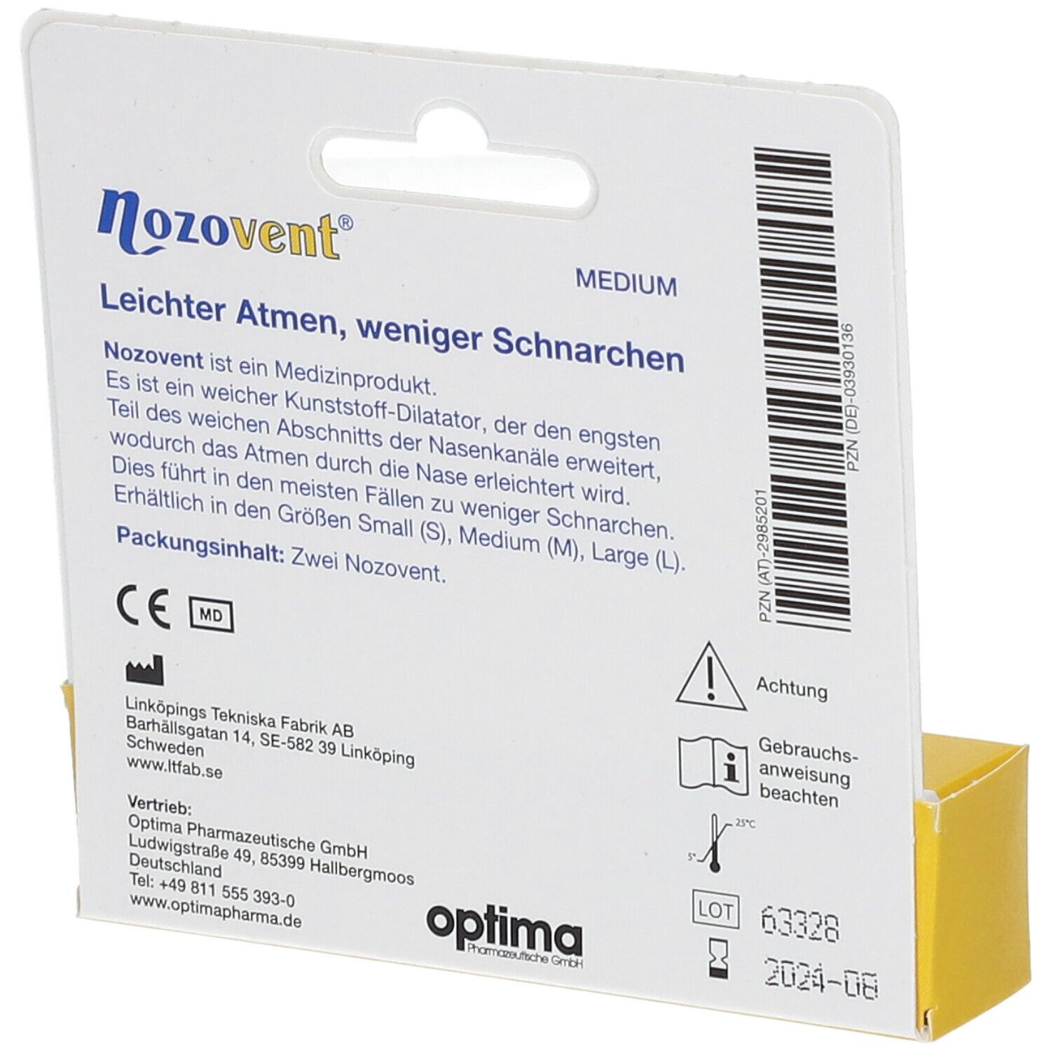 Nozovent® Medium Nasenklammer