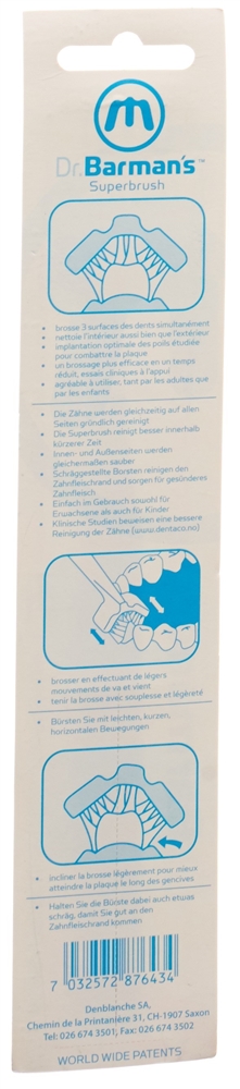 SUPERBRUSH Zahnbürste Kinder -6 Jahre 1 Stk