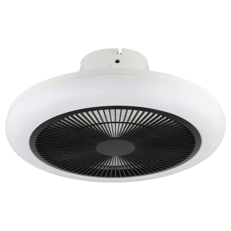 EGLO Kostena Plafondlamp met ventilator - LED-CCT - Wit, Zwart