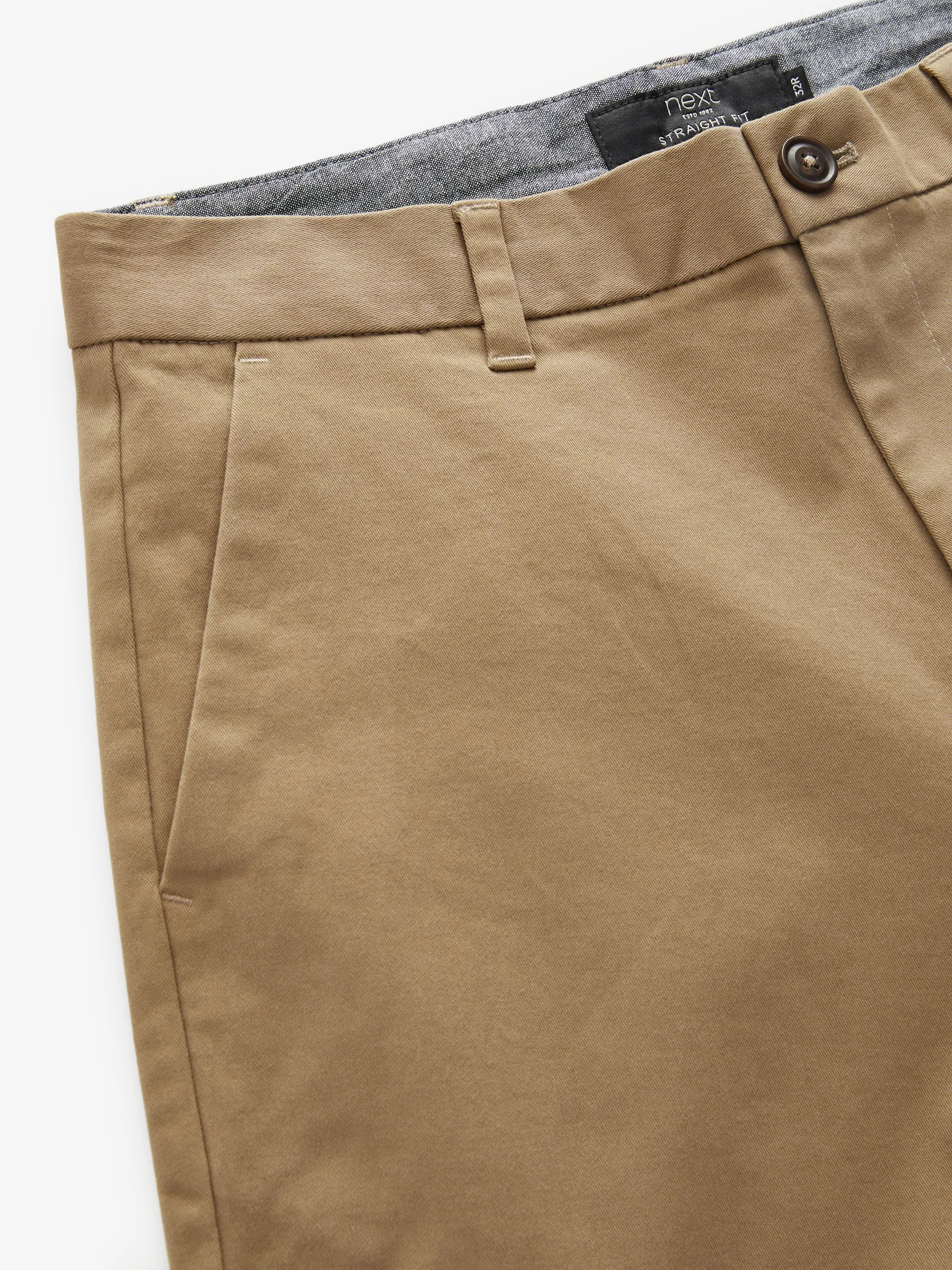 Lichtbruin - Straight fit - Stretchy chino