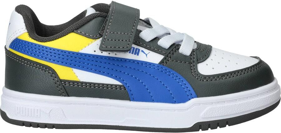 Puma Caven III Block mesh sneakers grijs kobaltblauw wit