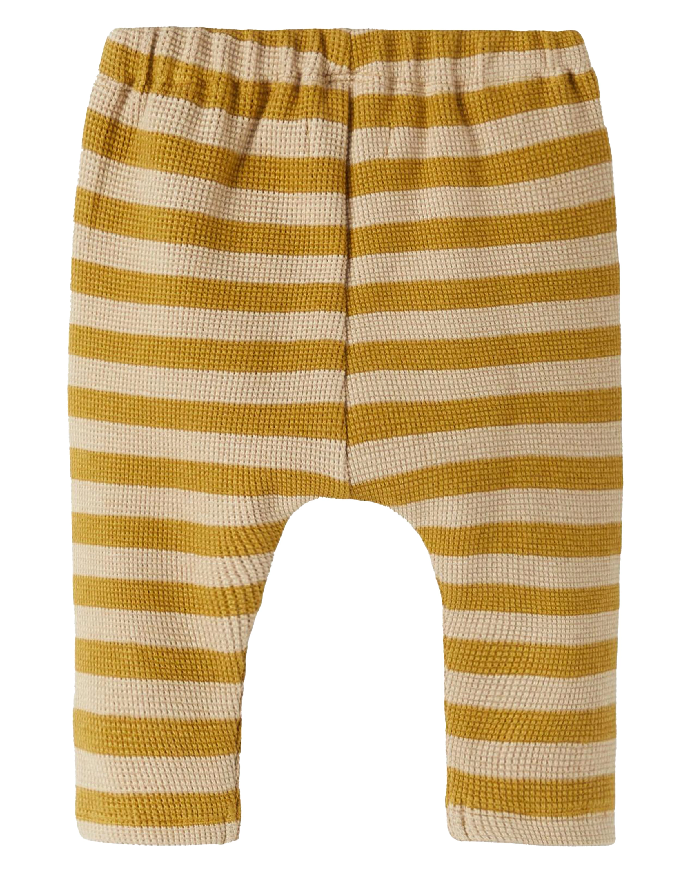 Stoffhose NBMLEBON gestreift in bronze mist