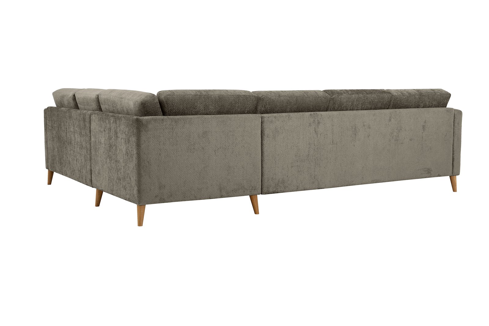 Eden hjørnesofa 32 hjørne i tekstil Movie 13/1 Light Khaki med ben i eik natur (15137).