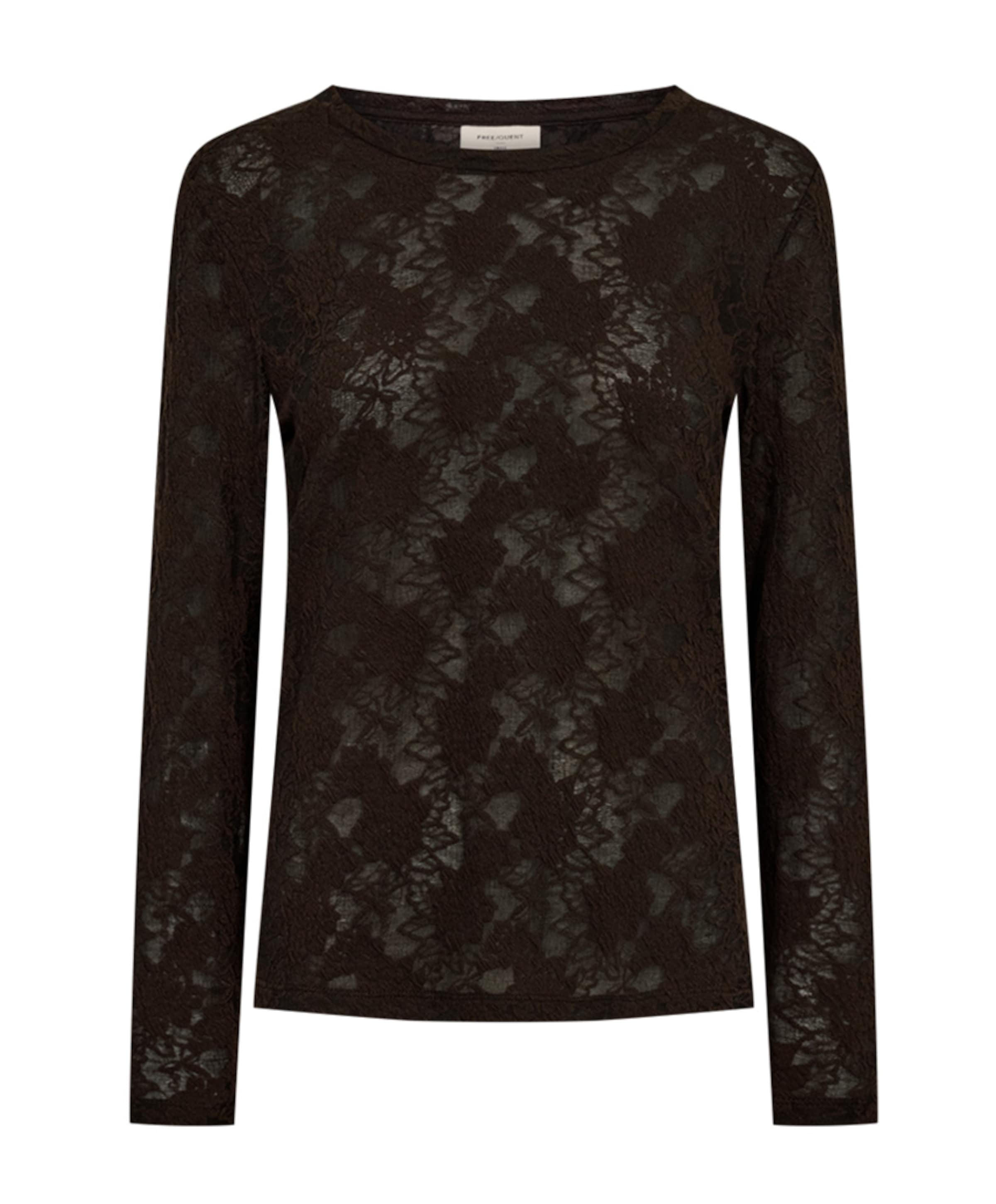 Freequent Dames longsleeve bruin
