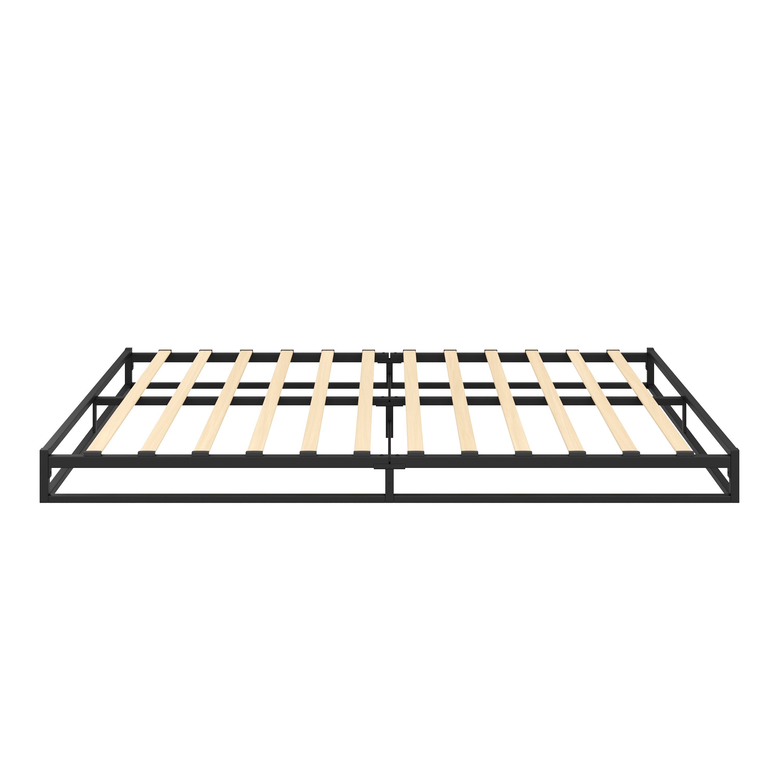 Metallbett ANKARA 140 x 200 x 15 cm schwarz