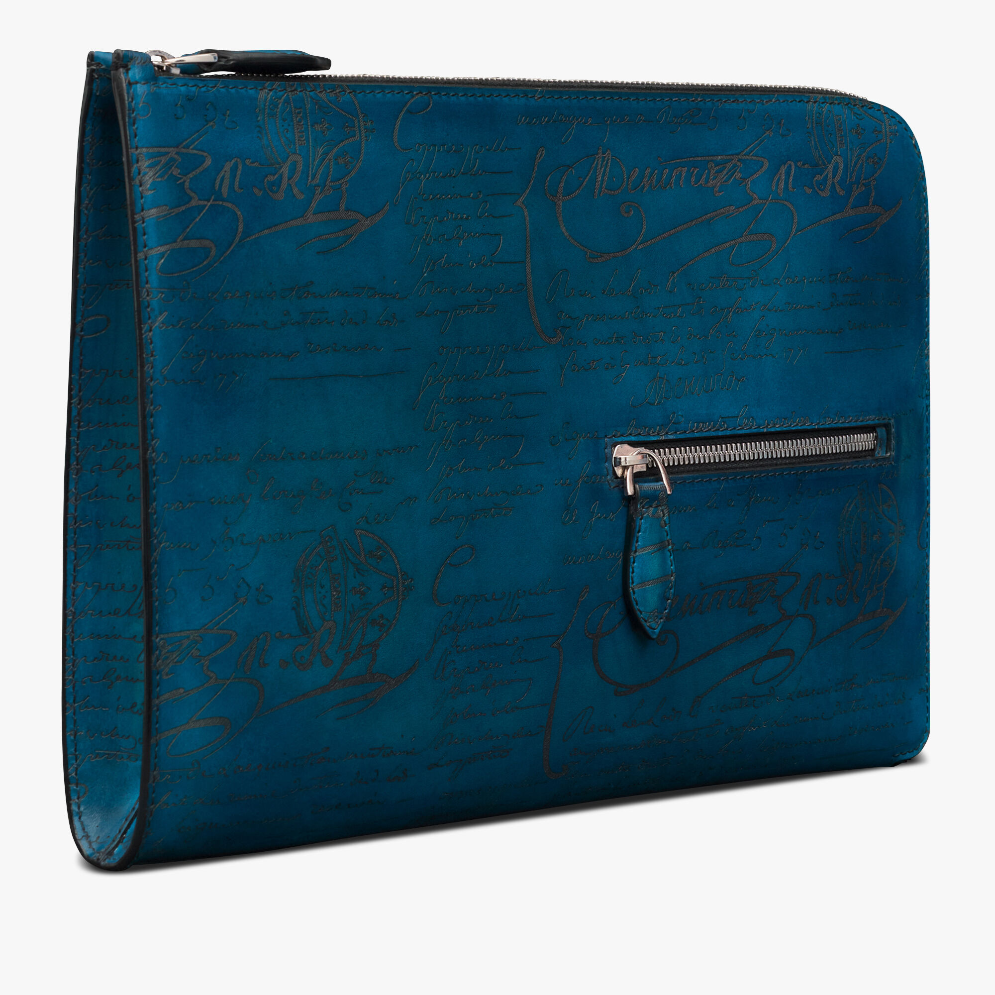 Pochette Nino Tgm En Cuir Scritto