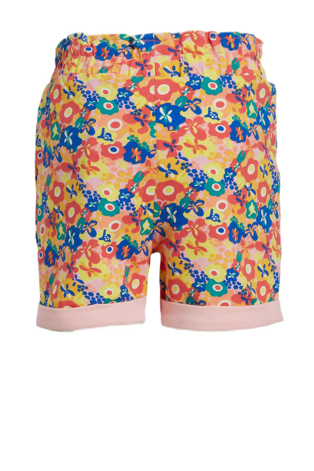 Orange Stars sweatshort Mona met all over print multi