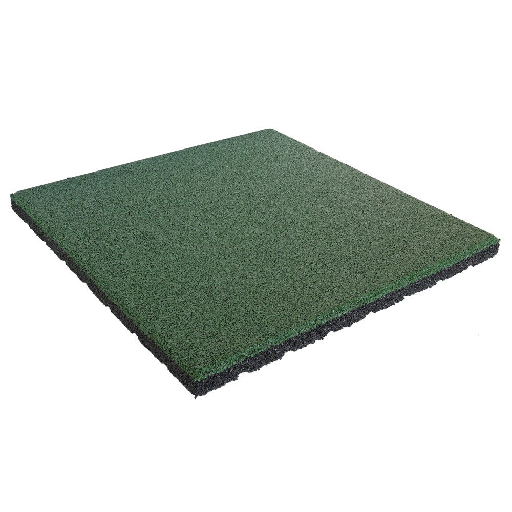 Rubbertegel 30 mm - 50 x 50 cm - Groen