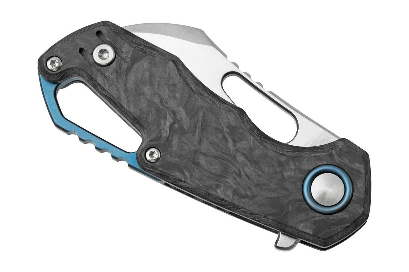 MKM Isonzo FX03M-1CM Hawkbill Marble Carbon Fiber zakmes, Jesper Voxnaes design