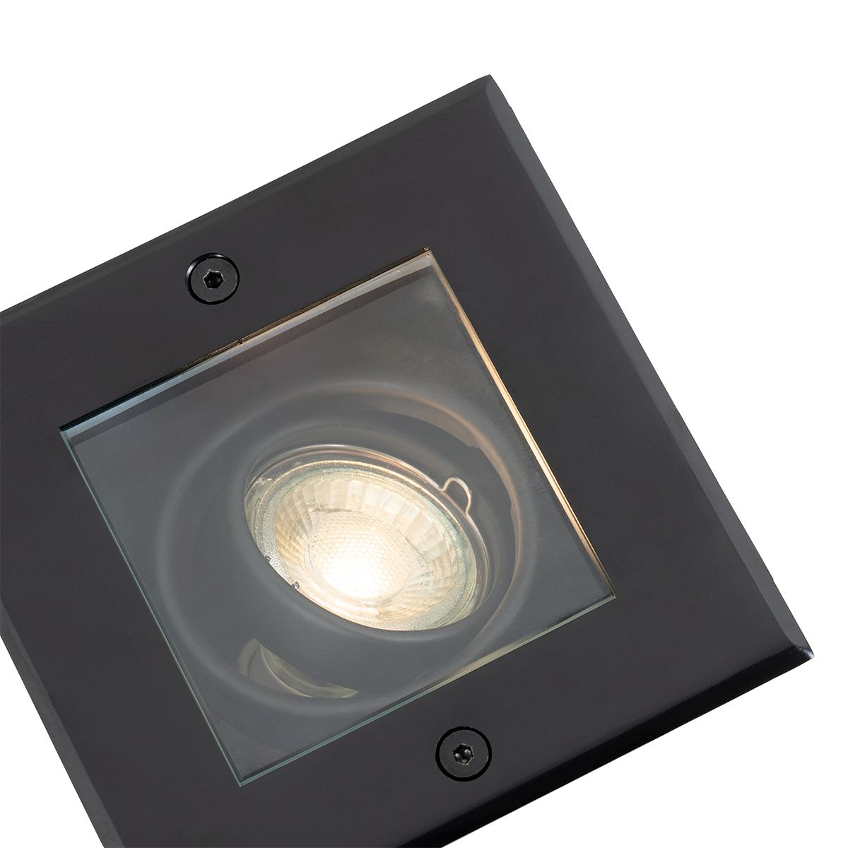 Moderne grondspot zwart verstelbaar IP65 - Oneon