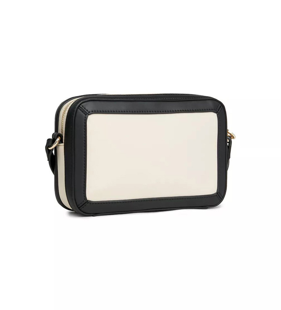 Bolsa de ombro Tommy Hilfiger Essential com acabamentos brancos contrastantes.