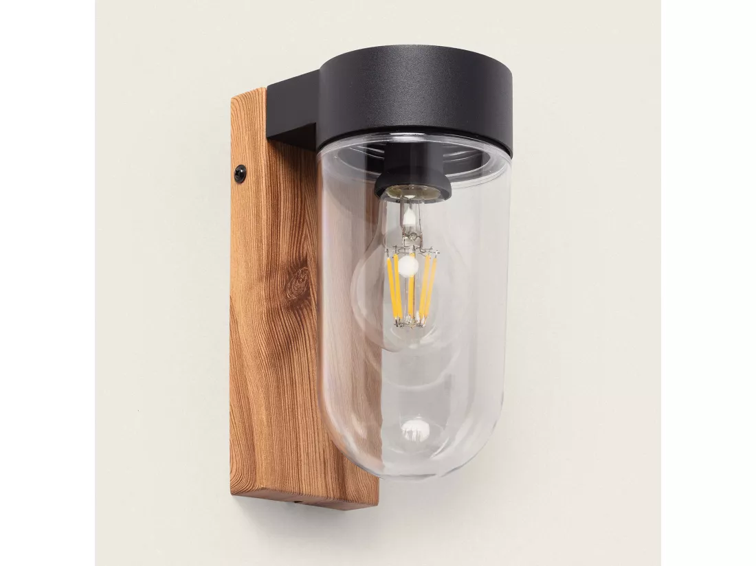 Applique Murale Extérieure Solaire LED 1,5W Aluminium Enzo Naturel