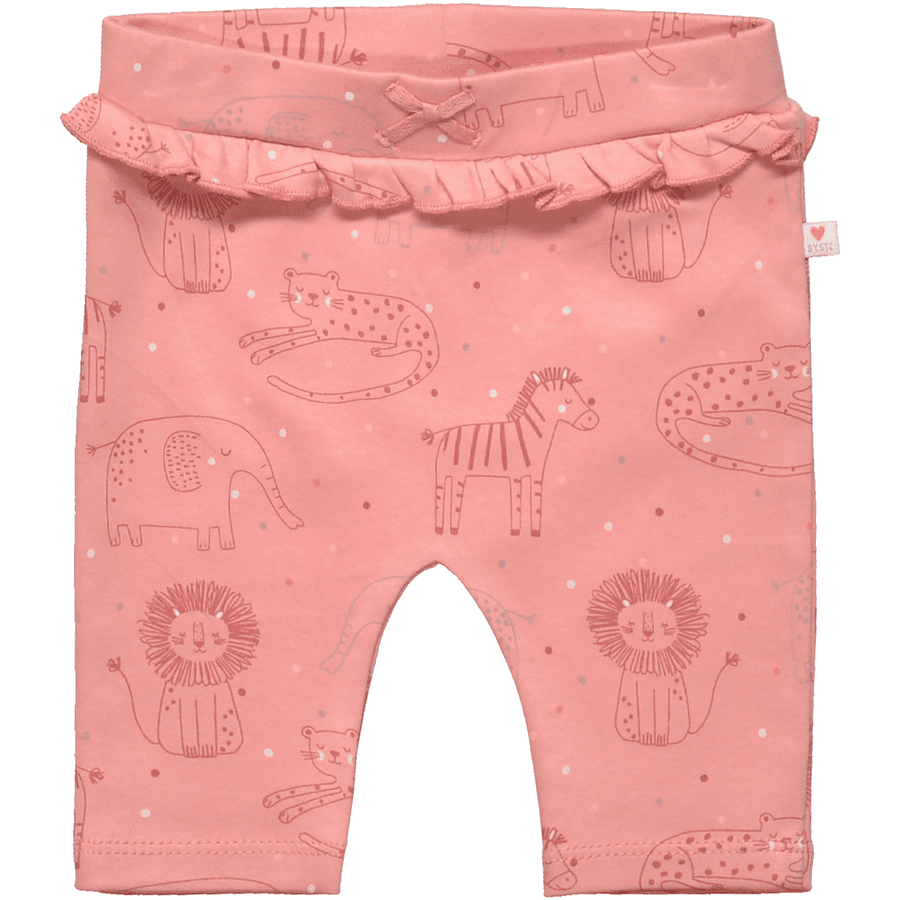 STACCATO Leggings peach gemustert