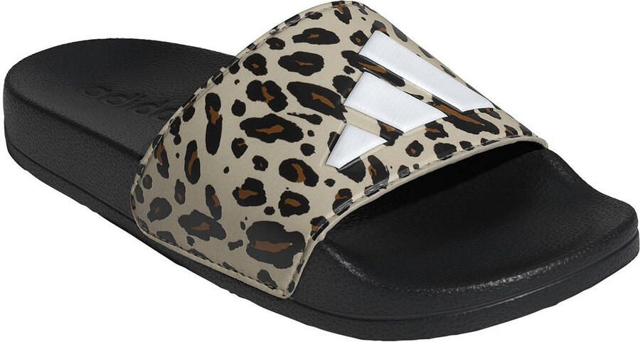 Adidas Sportswear Adilette Shower badslippers met panterprint