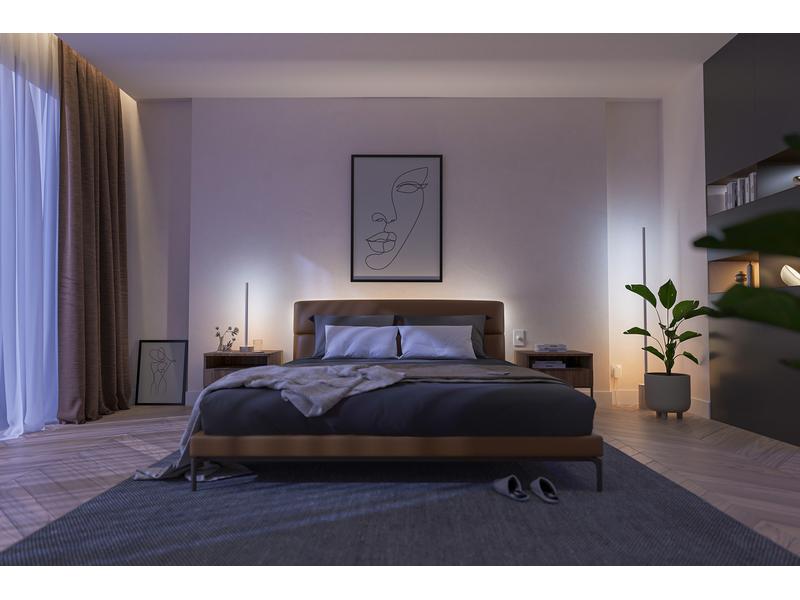 Philips Hue Tischleuchte Gradient Signe, 11.8 W, Oak Tischlampe