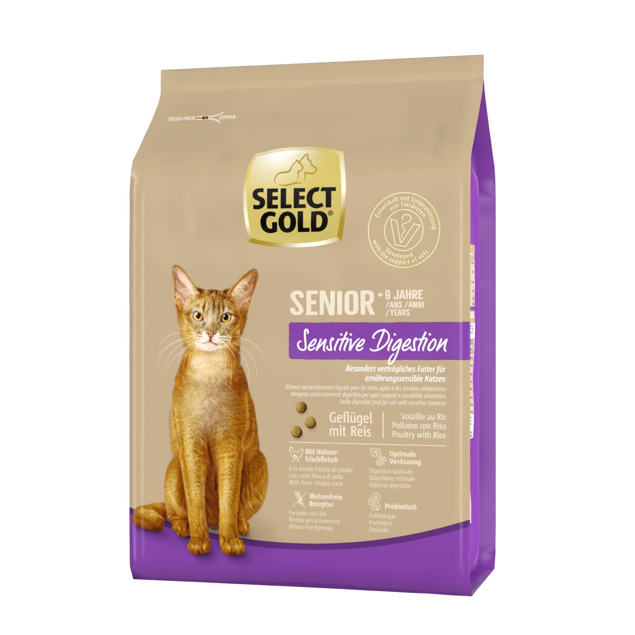 SELECT GOLD Digestion Senior Geflügel und Reis 2,5kg 2,5 kg