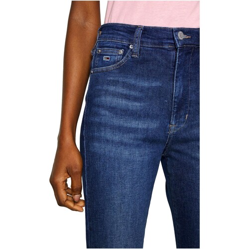 Tommy Jeans - VAQUERO SILVIA HIGH FLARE MUJER DW0DW17156 Azul