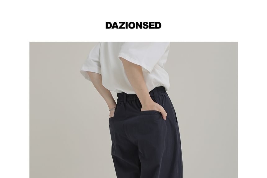 DAZO Studios - Mid Rise Plain Wide Leg Pants