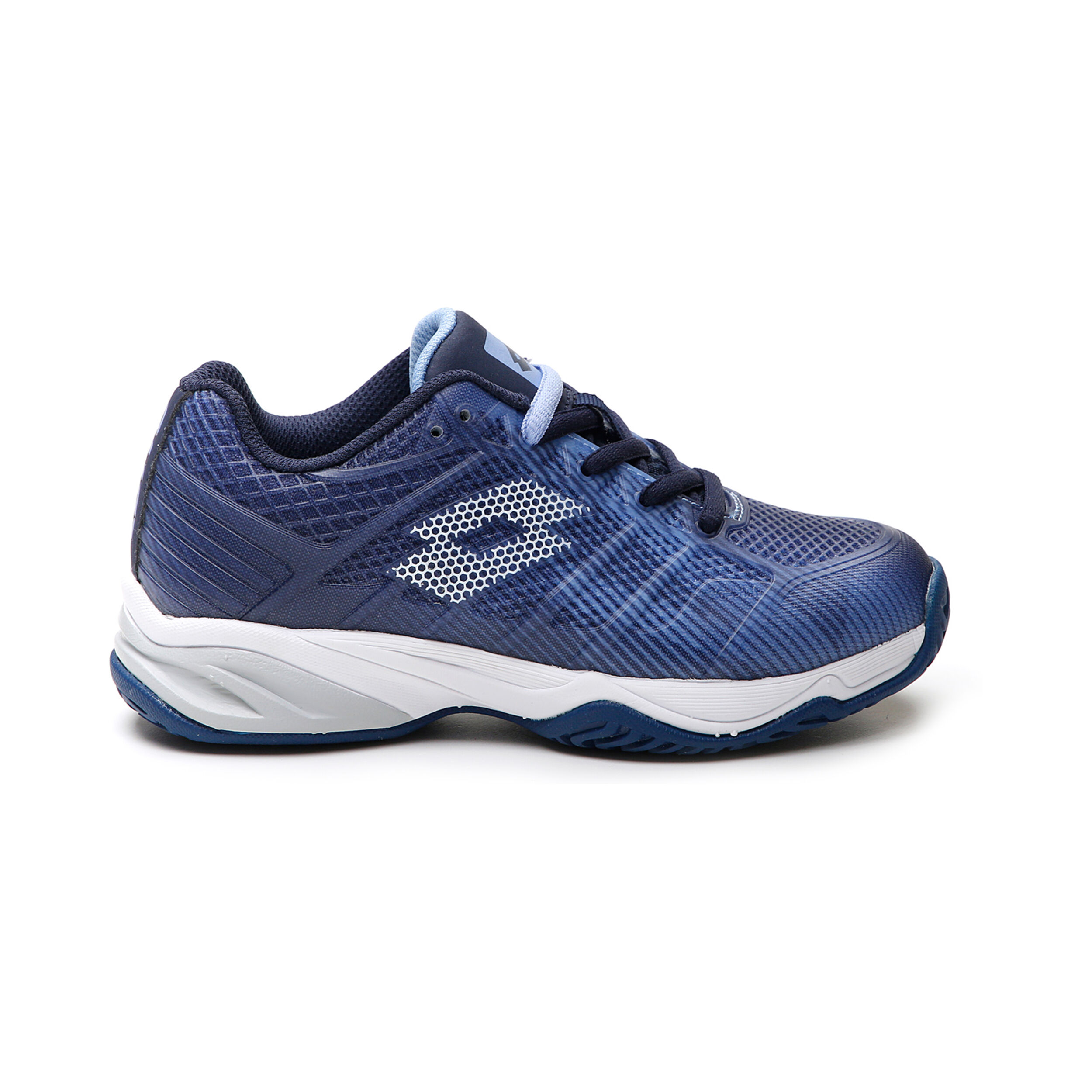 Lotto Mirage 300 II ALR Chaussures Toutes Surfaces Enfants - Bleu , Blanc