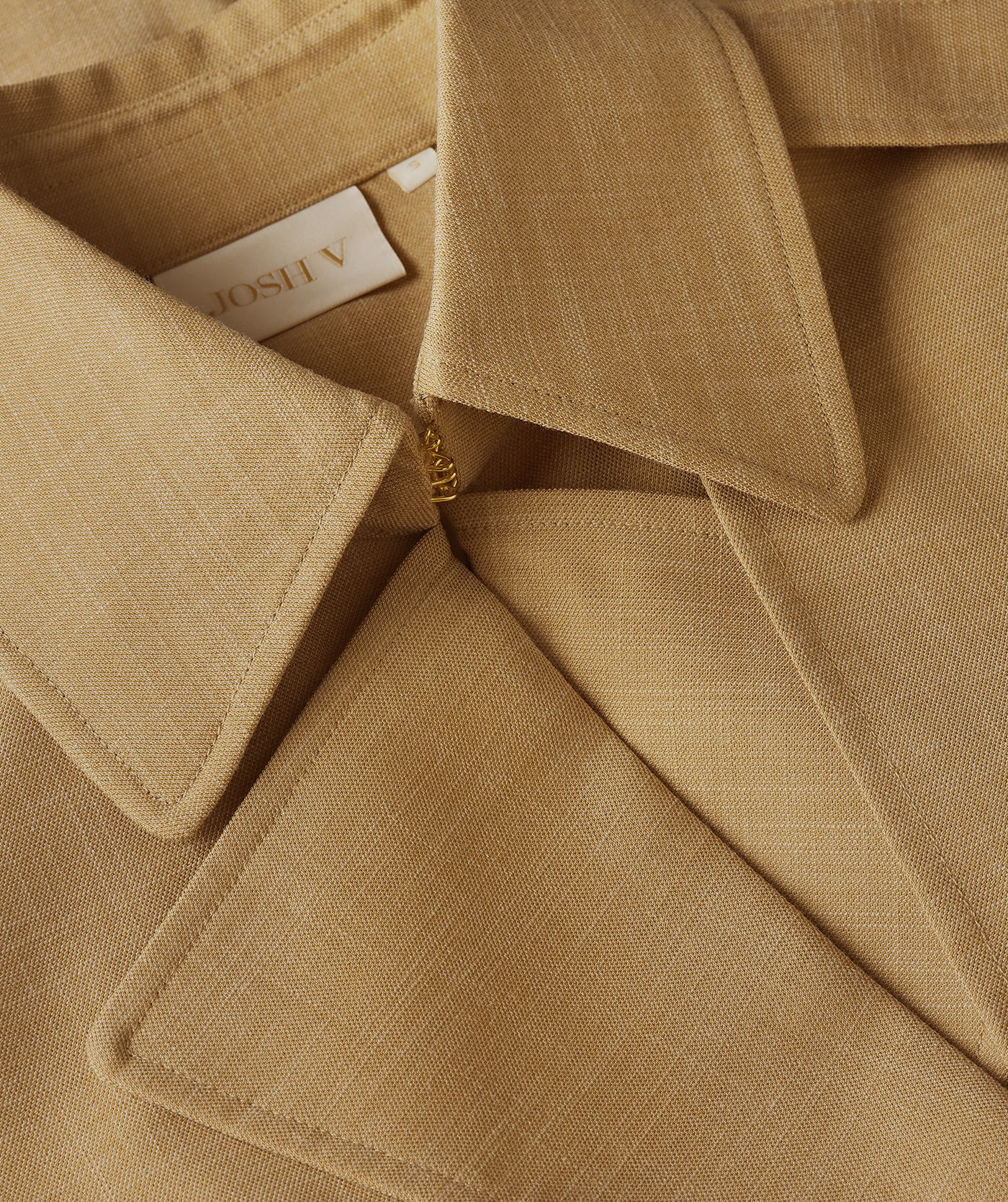JV-TONE wide leg jumpsuit - light camel melange